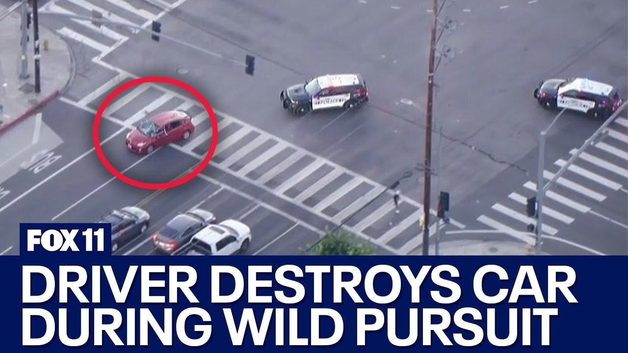 Police chase driver through LA County on 4th of July
