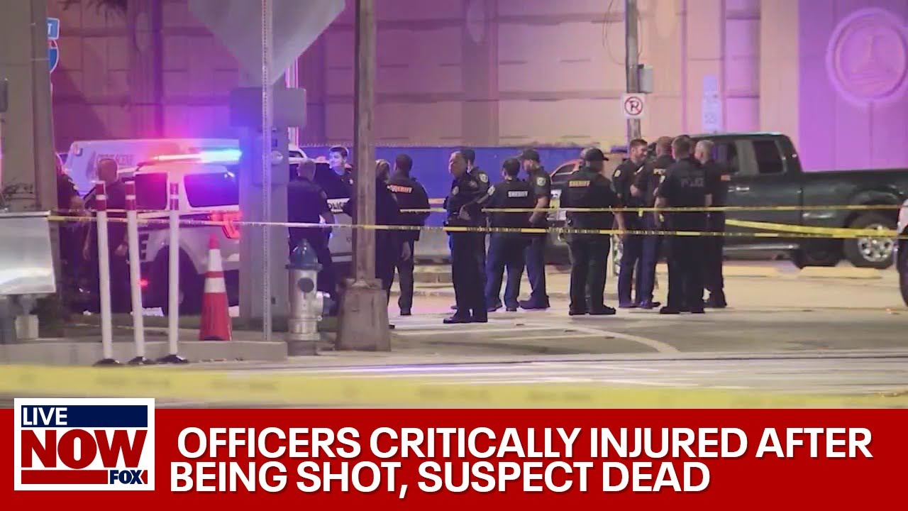 Suspect killed after 2 police officers shot during traffic stop: Orlando Police