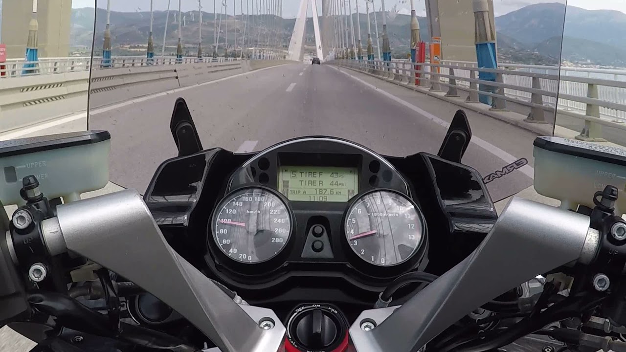KAWASAKI GTR 1400 Rion Antirion Bridge Greece