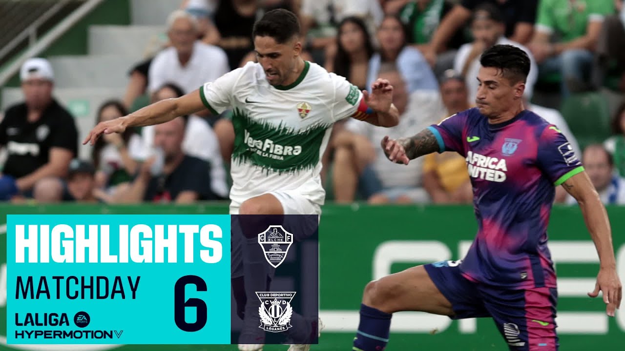 Resumen de Elche CF vs CD Legan&eacute;s (1-0)