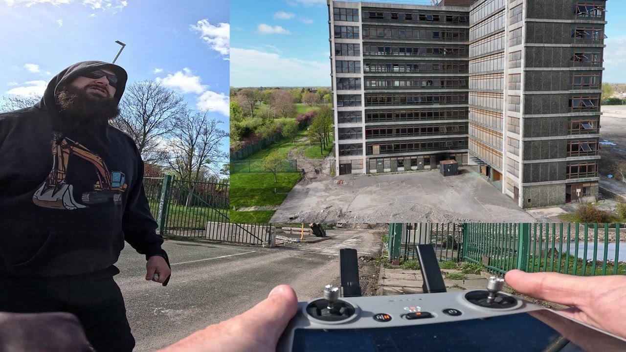 Have You Just Been In The Building With That Drone? 😮🎥🛸✔