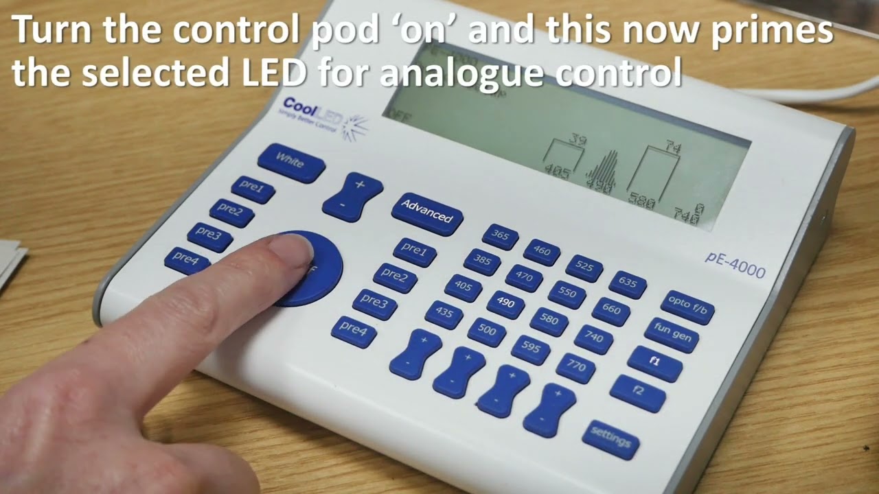 Analogue & TTL control for the pE 4000 and pE 800 Series