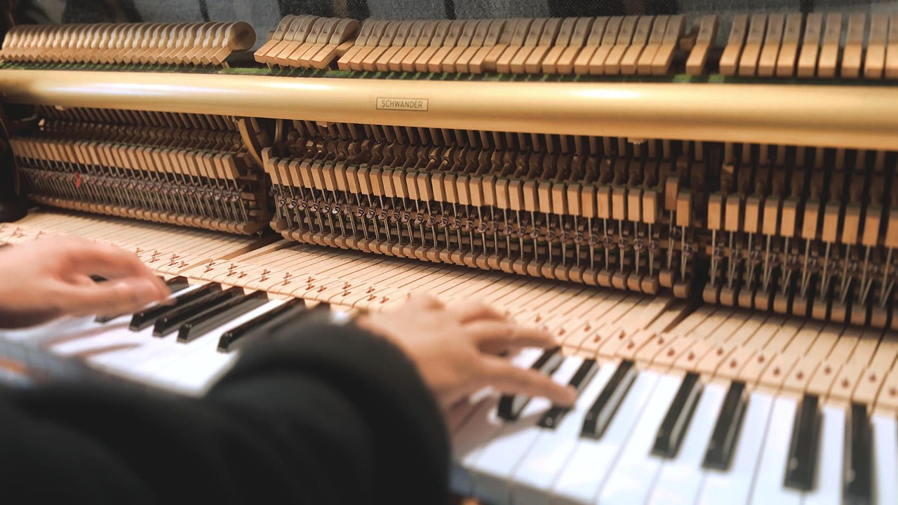 100 year old piano - music for peace and relaxation (with live action)