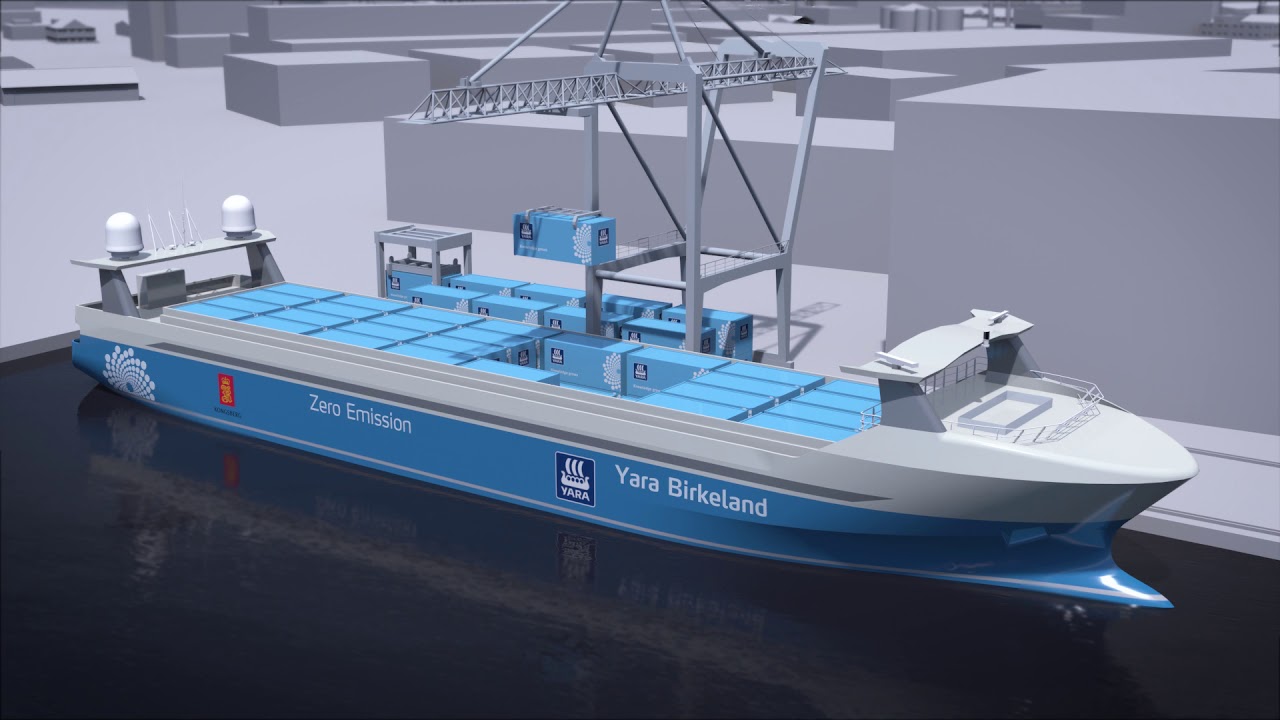 The world's first autonomous, zero emission container feeder