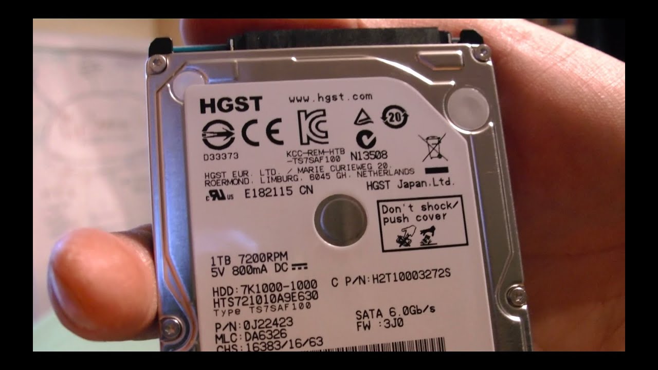 Quick Unboxing - Hitachi 1TB HDD +ICY BOX Obudowa 2.5