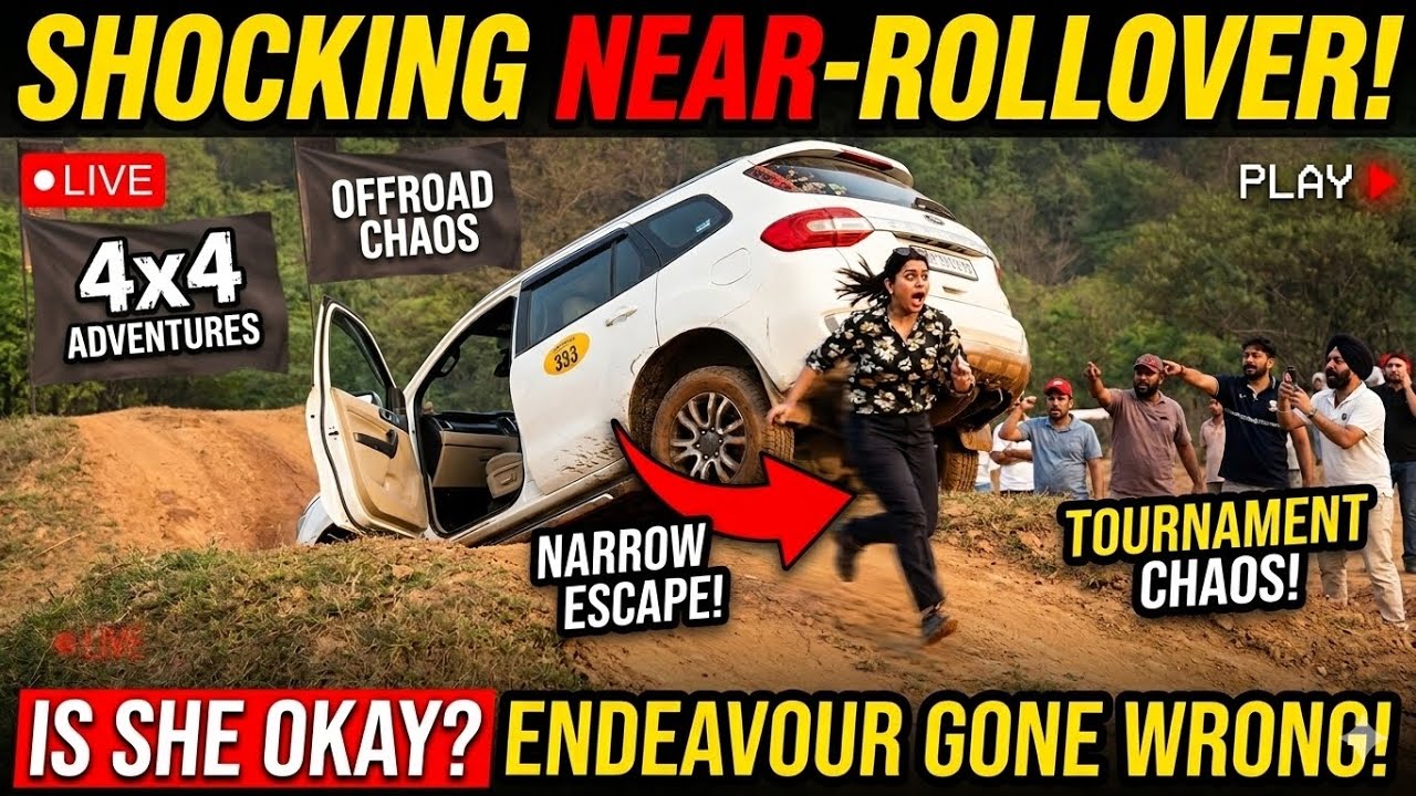 Endeavour Palat Gayi | Madam Gaadi Chod  K Bhaagi | offroading Endeavour k Bas ki Nahi 🫨 | #4x4 