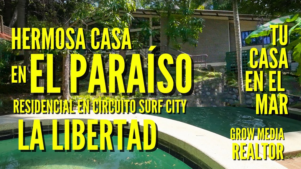 Esta Puede Ser Tu Hermosa y Exclusiva Casa de Playa en La Libertad El Salvador - Bienes Raices 4K