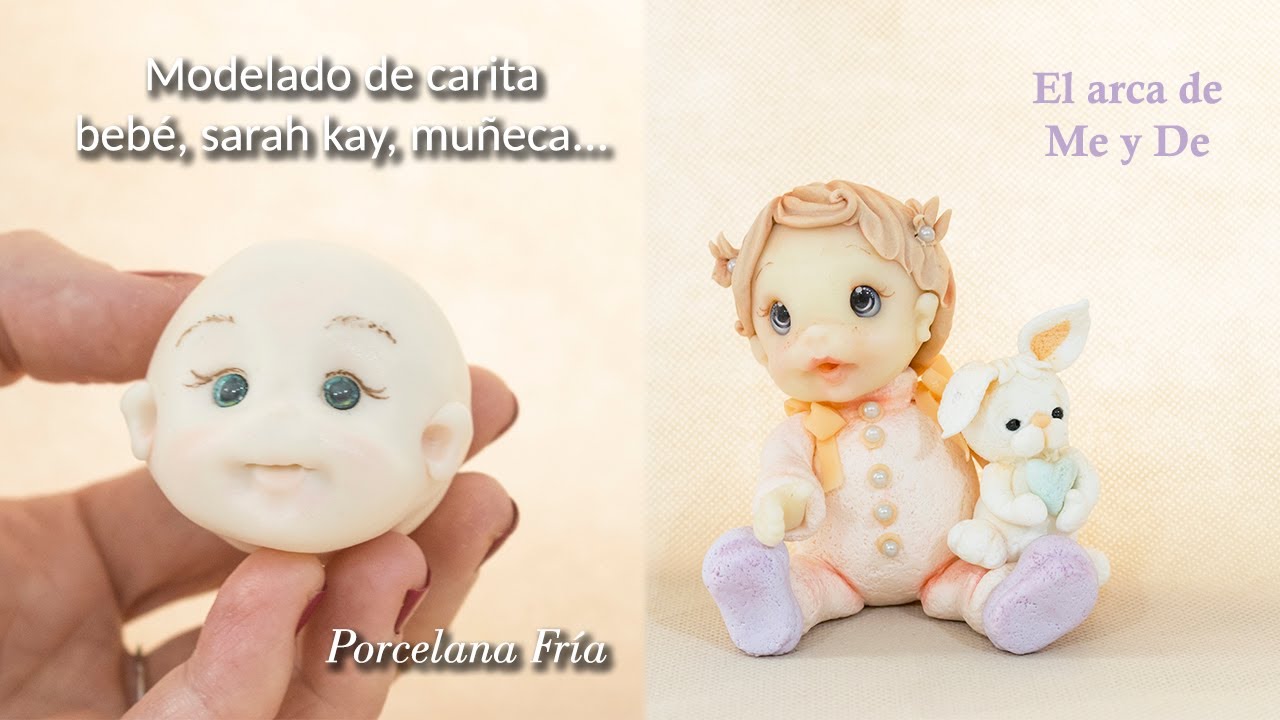 MODELADO CARITA EN PORCELANA FRÍA elarcademeyde