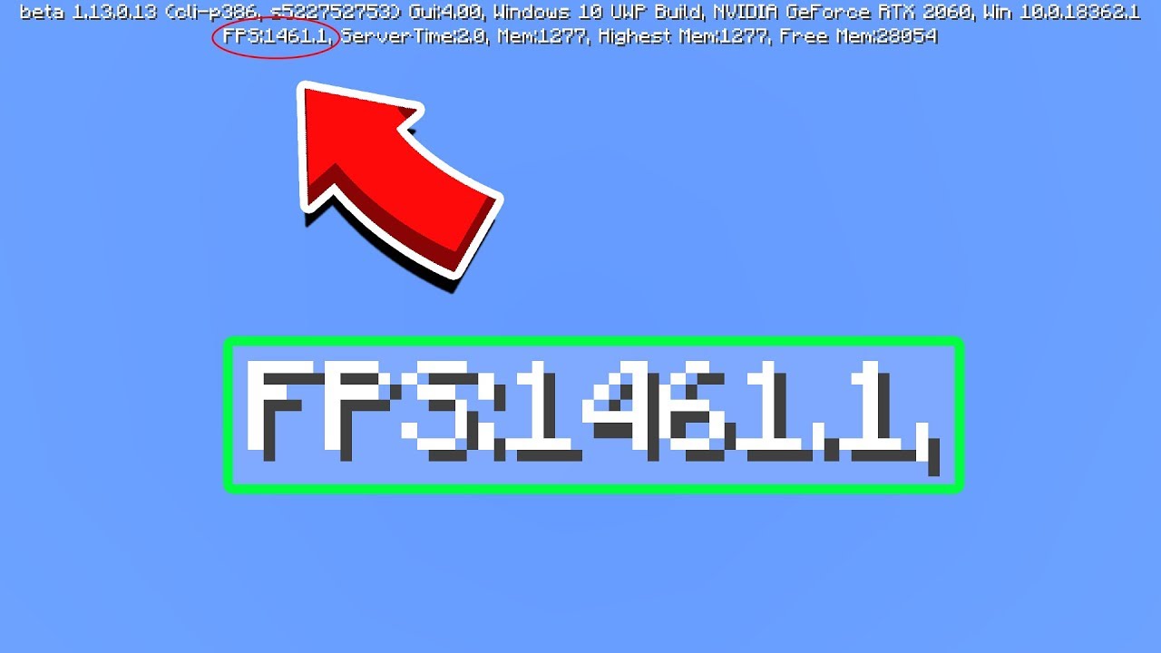 КАК СДЕЛАТЬ 1000 FPS В MINECRAFT PE 1.13.0.13?