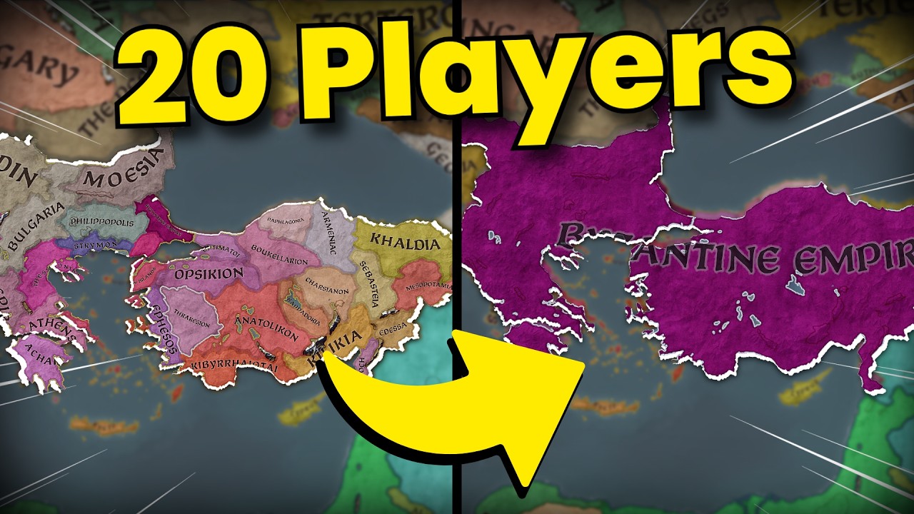 20 PLAYERS Simulate the Byzantine Empire in Ck3