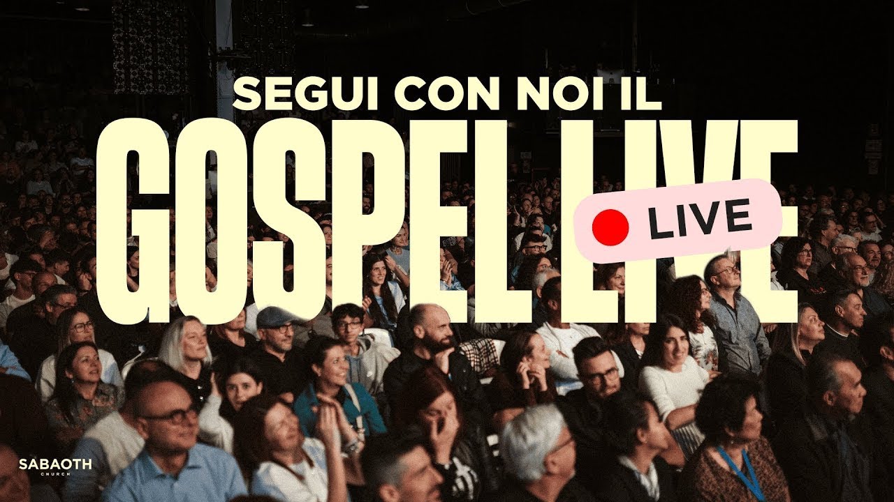 SEGUI CON NOI IL GOSPEL 15/03/2026