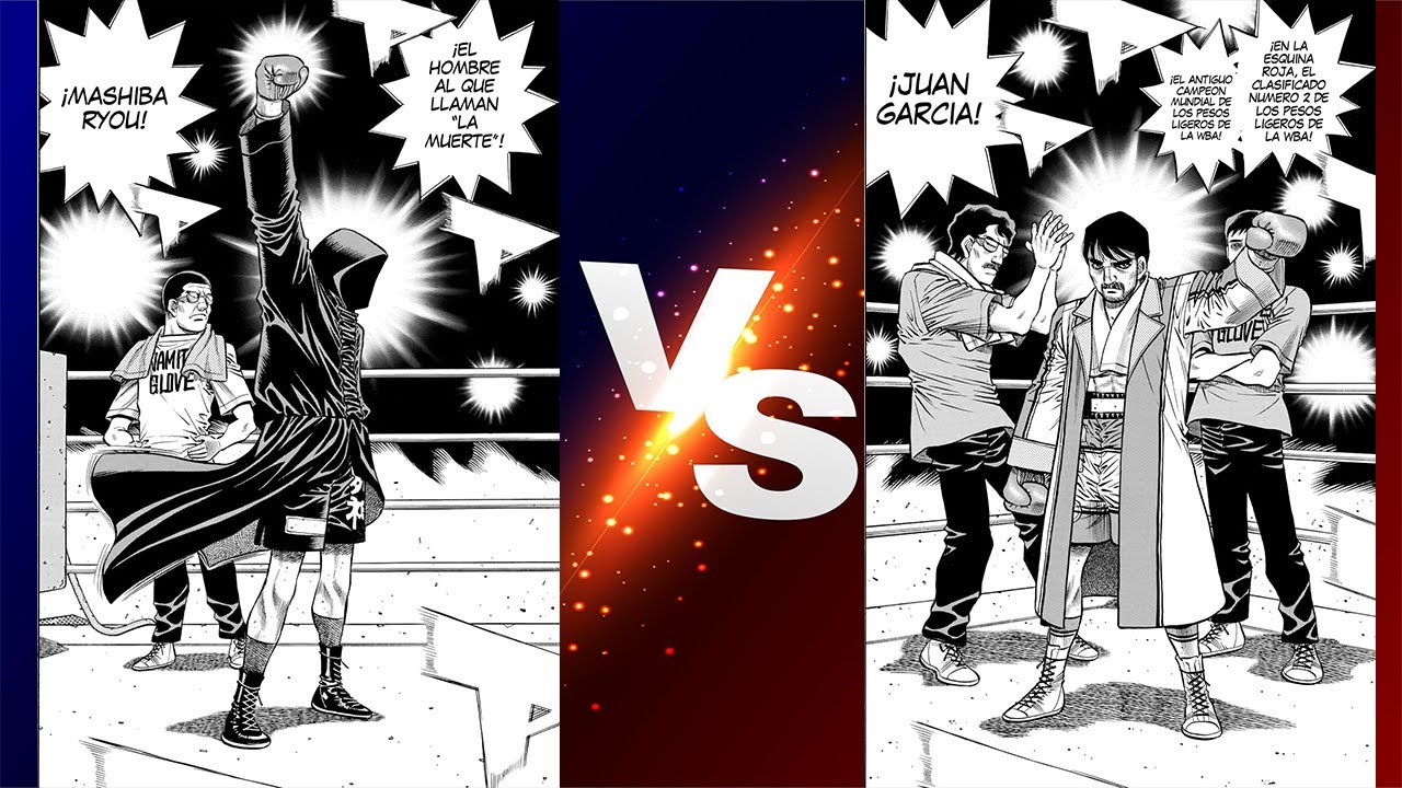 MASHIBA RYOU ⚰VS JUAN GARCIA🥈🏆  - Full Fight 🔥 - Hajime no Ippo - ✅ Manga (1362-1374) 🥊