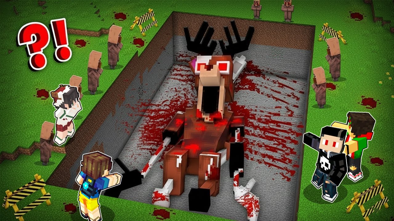 We Found BURIED DEER MONSTER in Minecraft!