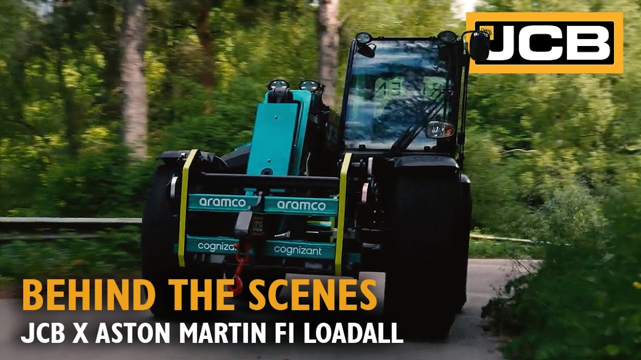 Behind the Scenes: JCB x Aston Martin F1 Loadall Wrap