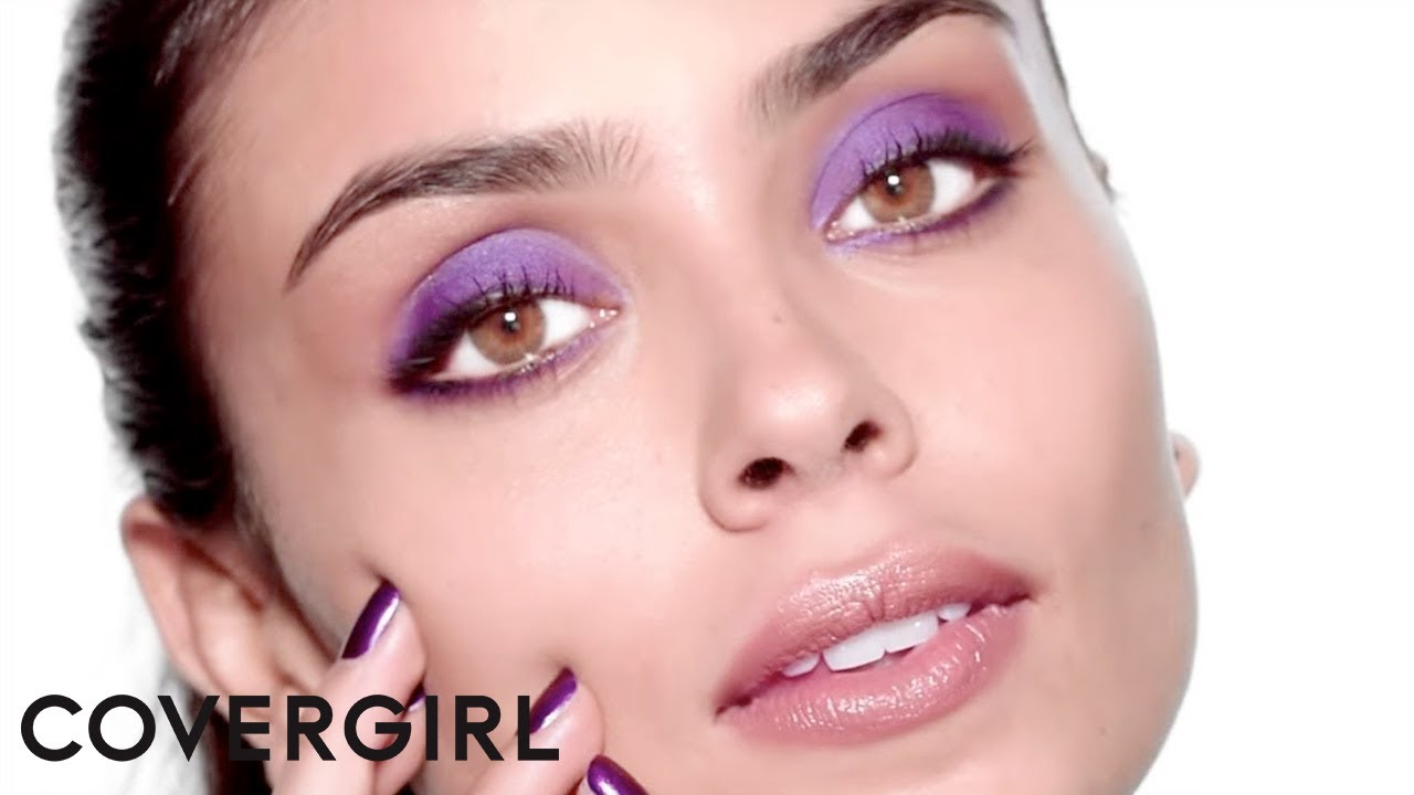 How to Create Pat McGrath's Purple Glam Eyeshadow Look | COVERGIRL
