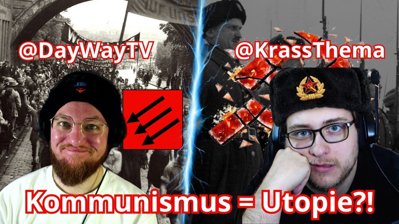 Kommunismus = Utopie? | 3h Debatte über Kommunismus, Revolution & Märkte mit @KrassThemaDebatten