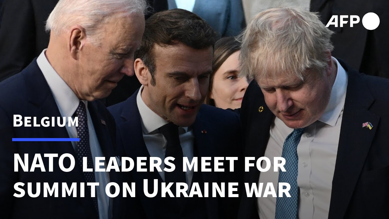 NATO leaders meet in Brussels to discuss war in Ukraine | AFP