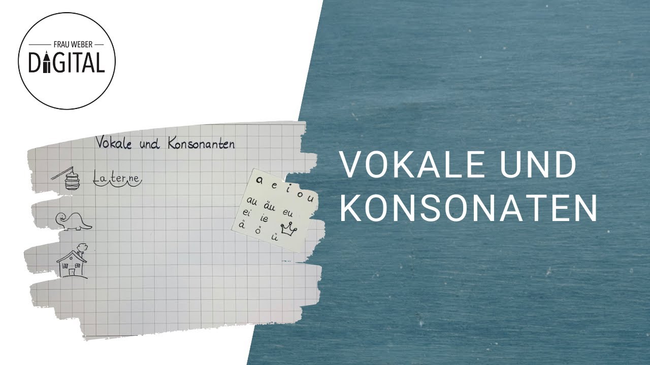 Vokale und Konsonanten - die Grundlagen I ab Klasse 1