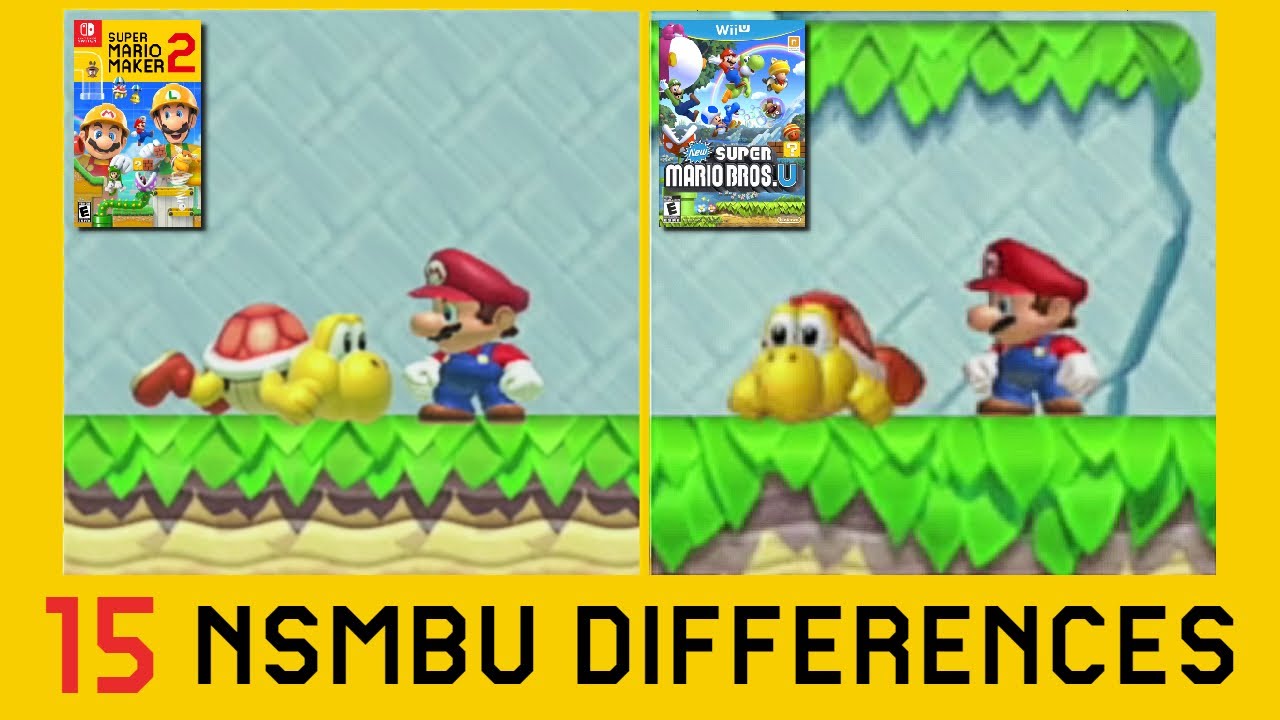 15 Differences Between New Super Mario Bros. U and Super Mario Maker 2