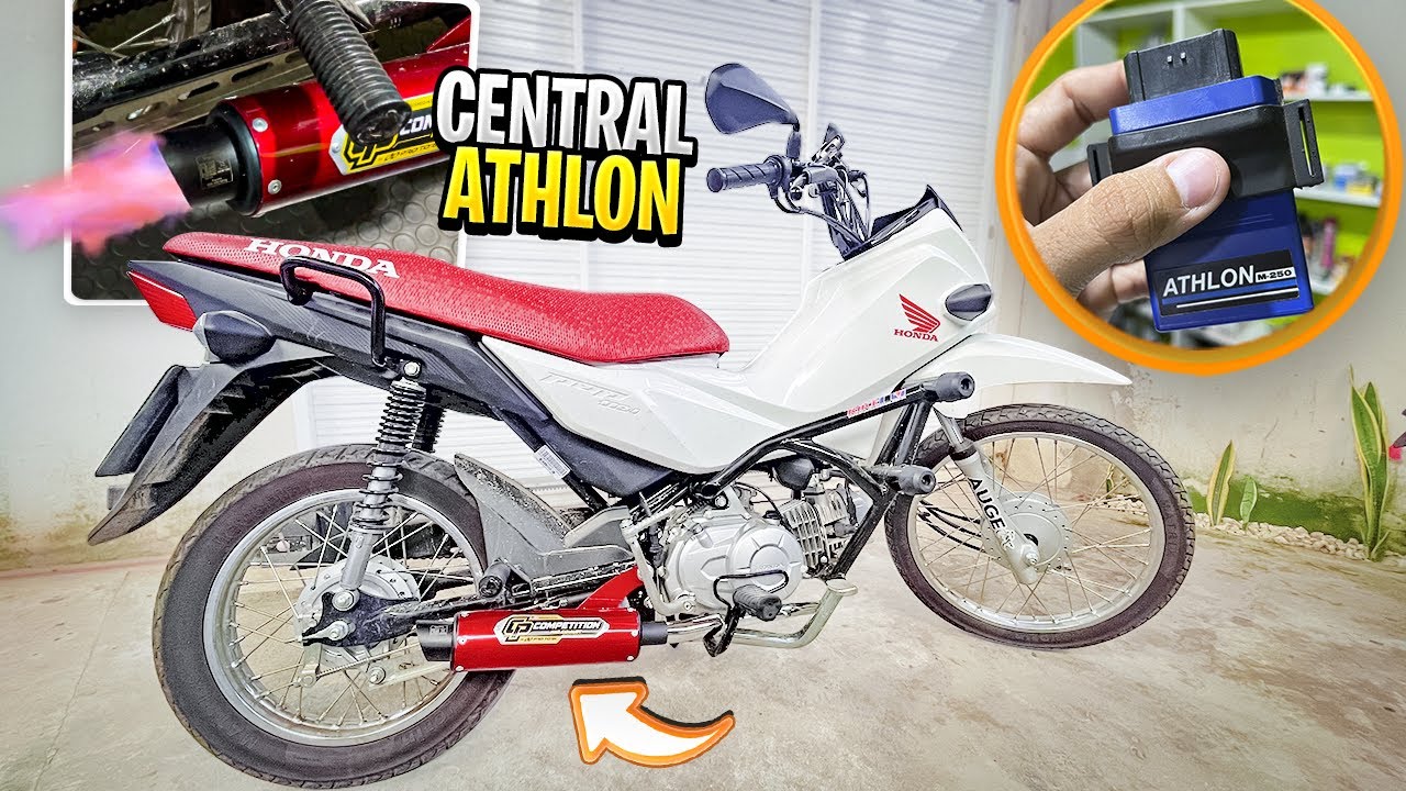 MINHA POP 110i CUSPINDO FOGO!!! *Central ATHLON*