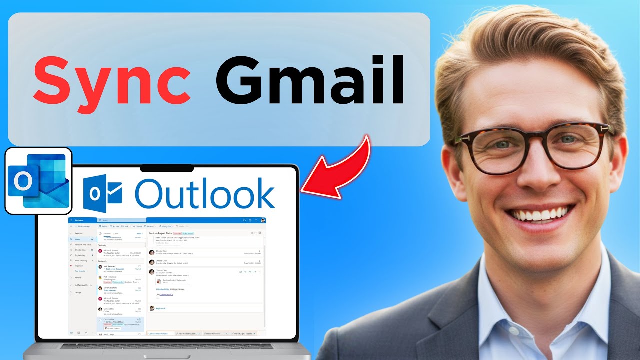 Как синхронизировать электронную почту Outlook с Gmail (обновлено в 2026 г.)
