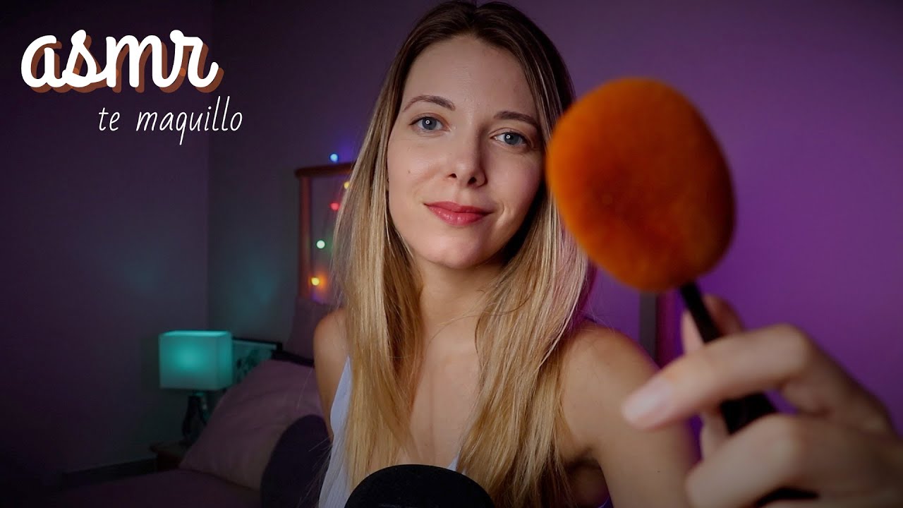 ASMR Roleplay TE MAQUILLO | En español Duerme Rápido