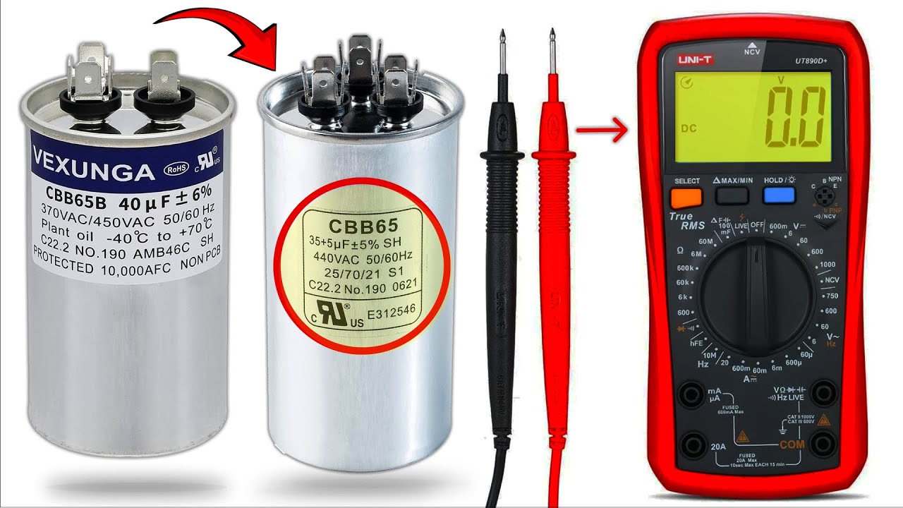 COMO PROBAR CAPACITOR DE AIRE ACONDICIONADO CON MULTIMETRO