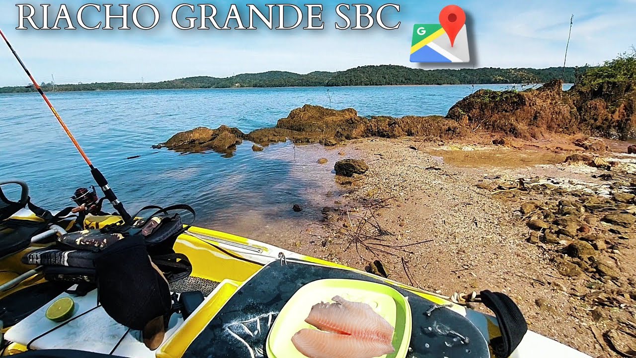 Explorei NOVOS PONTOS de PESCA na REPRESA BILLINGS, PESQUEI e PREPAREI o PEIXE NA HORA