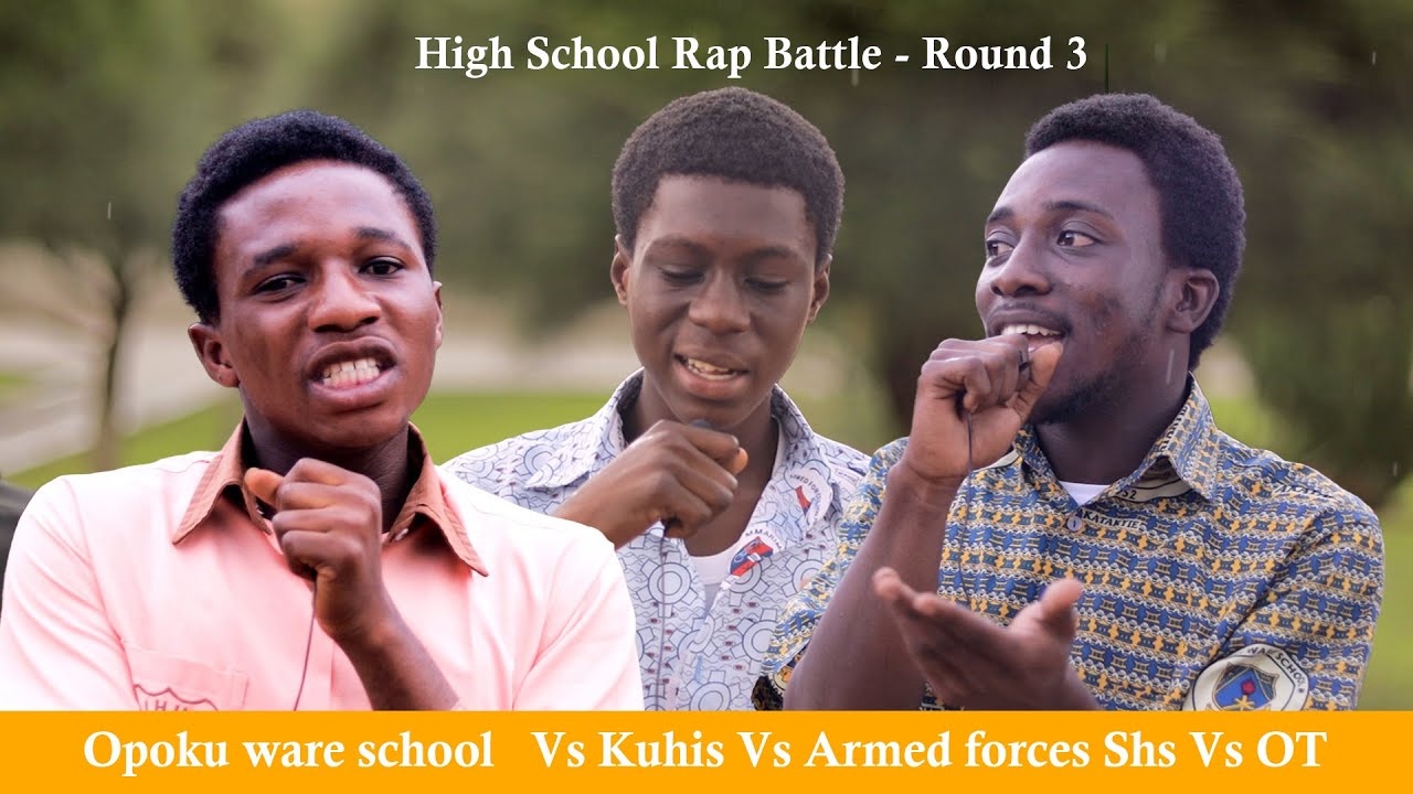 Wow, This Guys Can Rap! Opoku Ware School Meet Kumasi High school, Osei Tutu shs and Armed Forces🙌