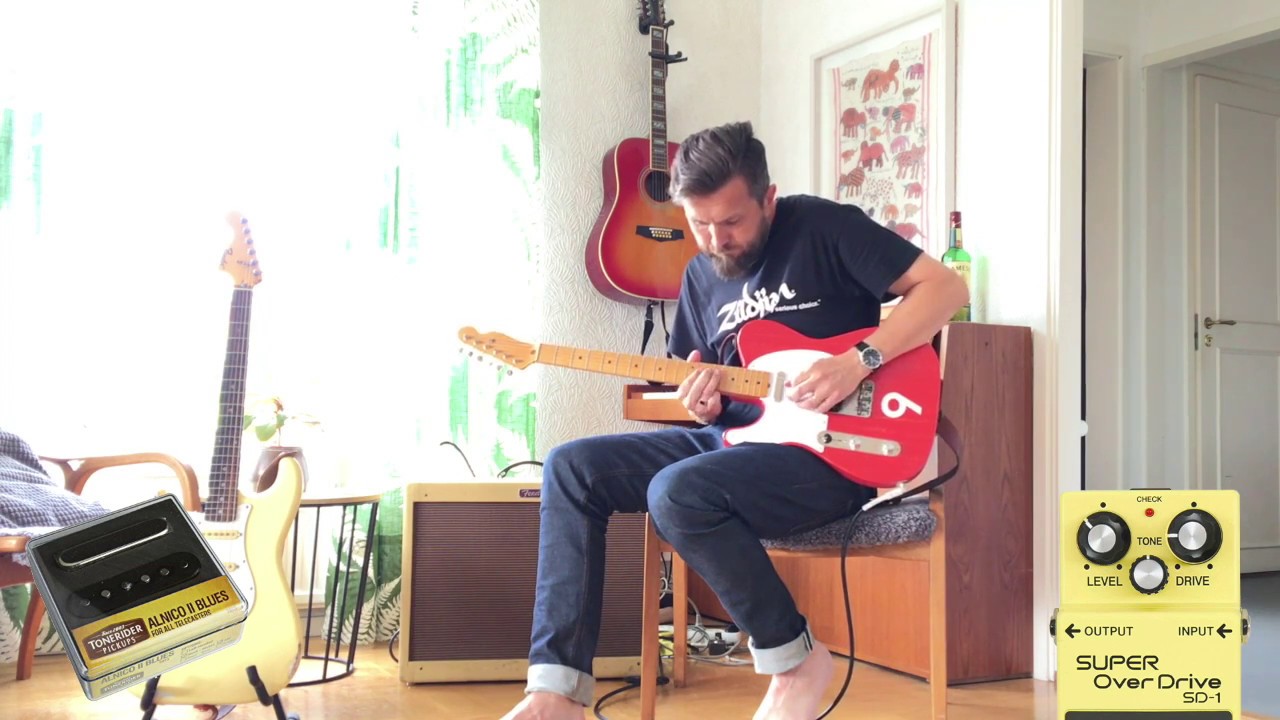 Seymour Duncan Vintage for Tele vs Tonerider Alnico 2 Blues