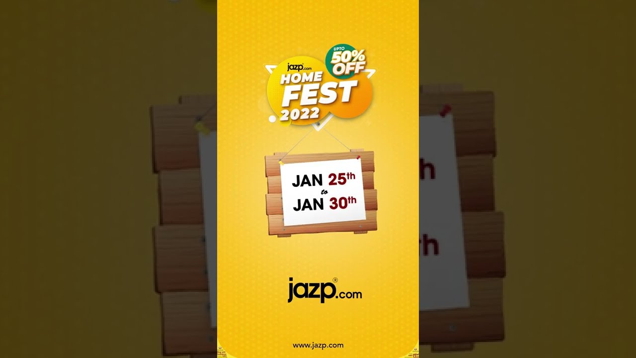 Jazp.com | Home Fest 2022 | Save up to 50% on Electronics & Home Appliances