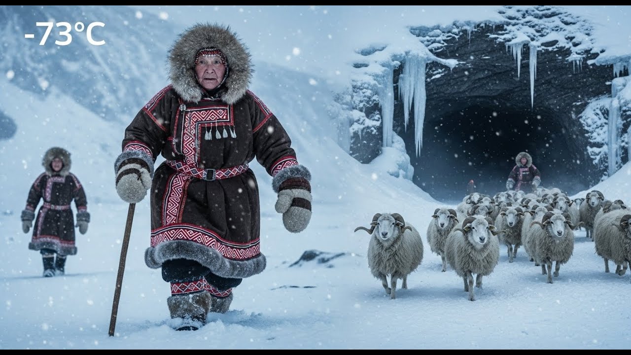 80 Year Old Yakut Widow Saves Her Sheep at −79°C  Wolves, Blizzard & Survival