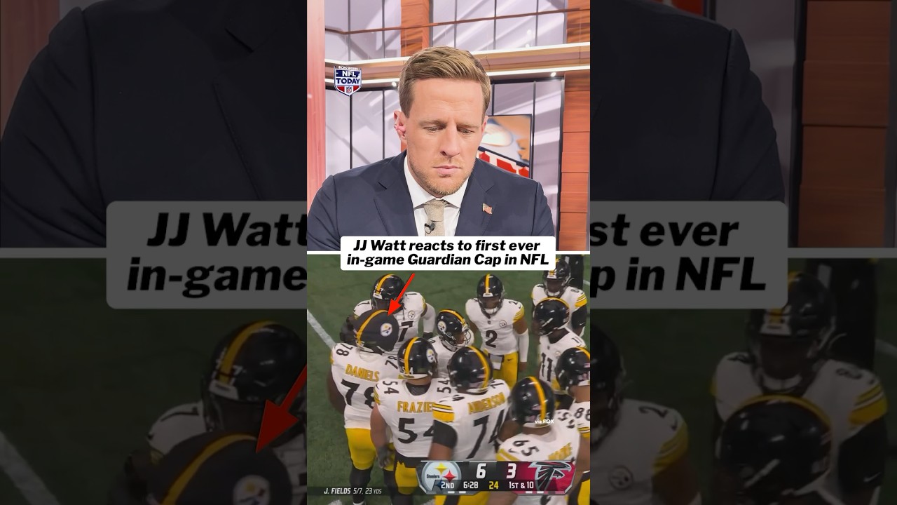 JJ Watt reacts to the first ever in-game guardian cap