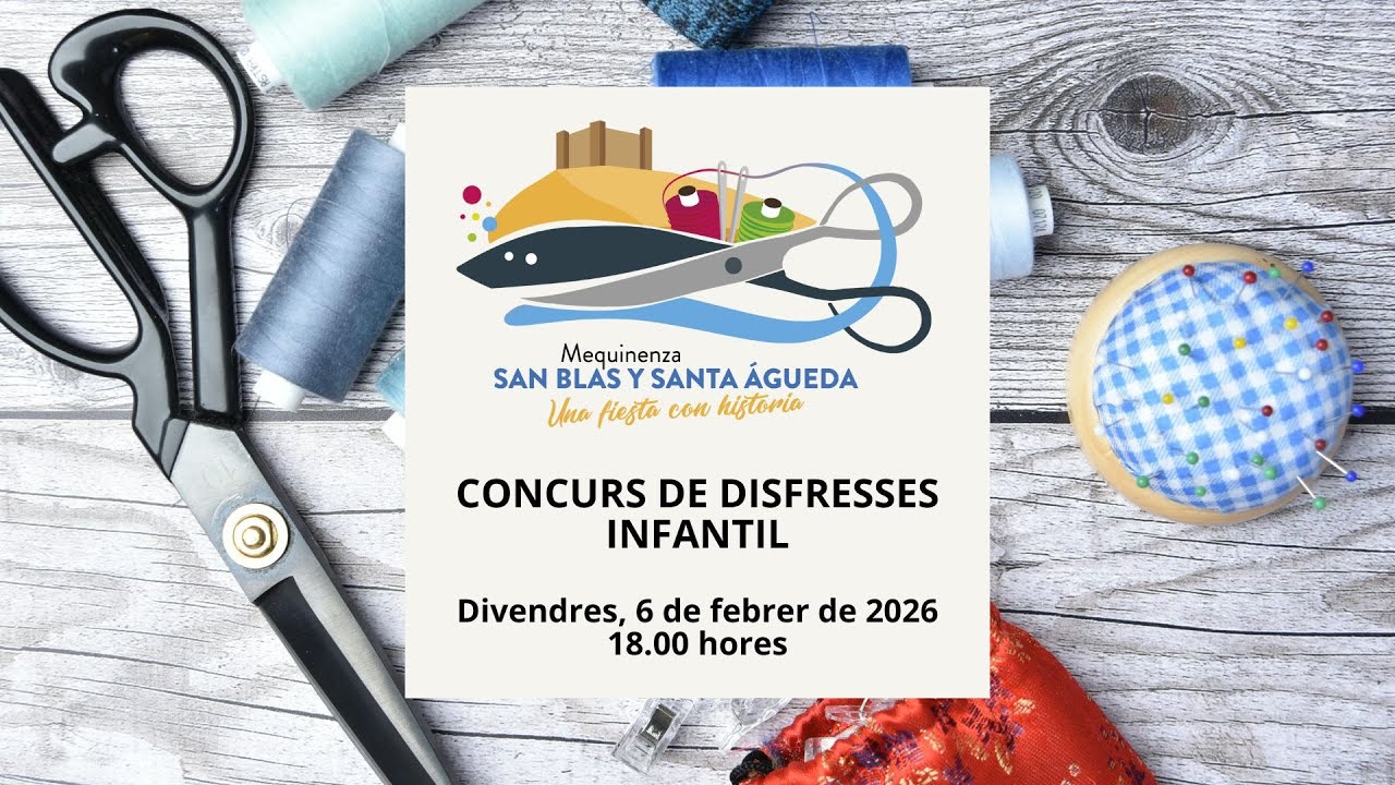 Concurso infantil de disfraces de las Fiestas de San Blas y Santa Águeda 2026