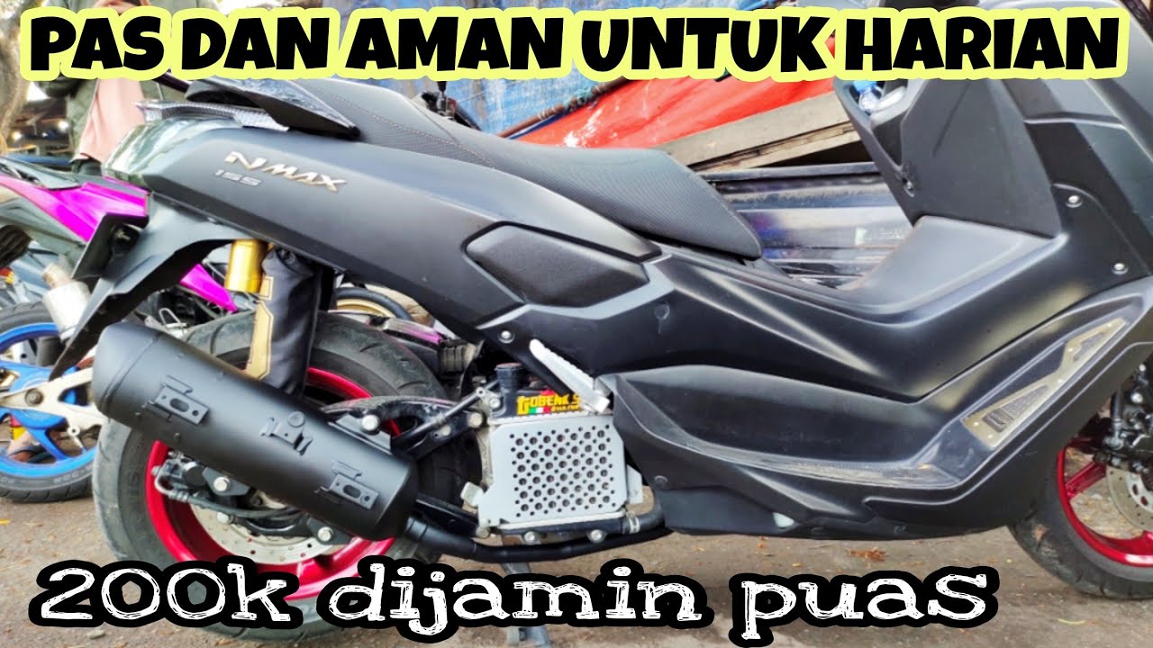 SUARA KNALPOT YAMAHA NMAX 155 YG PALING BANYAK DI SUKAI SEMUA KALANGAN COCOK UNTUK JALAN PERKOTAAN
