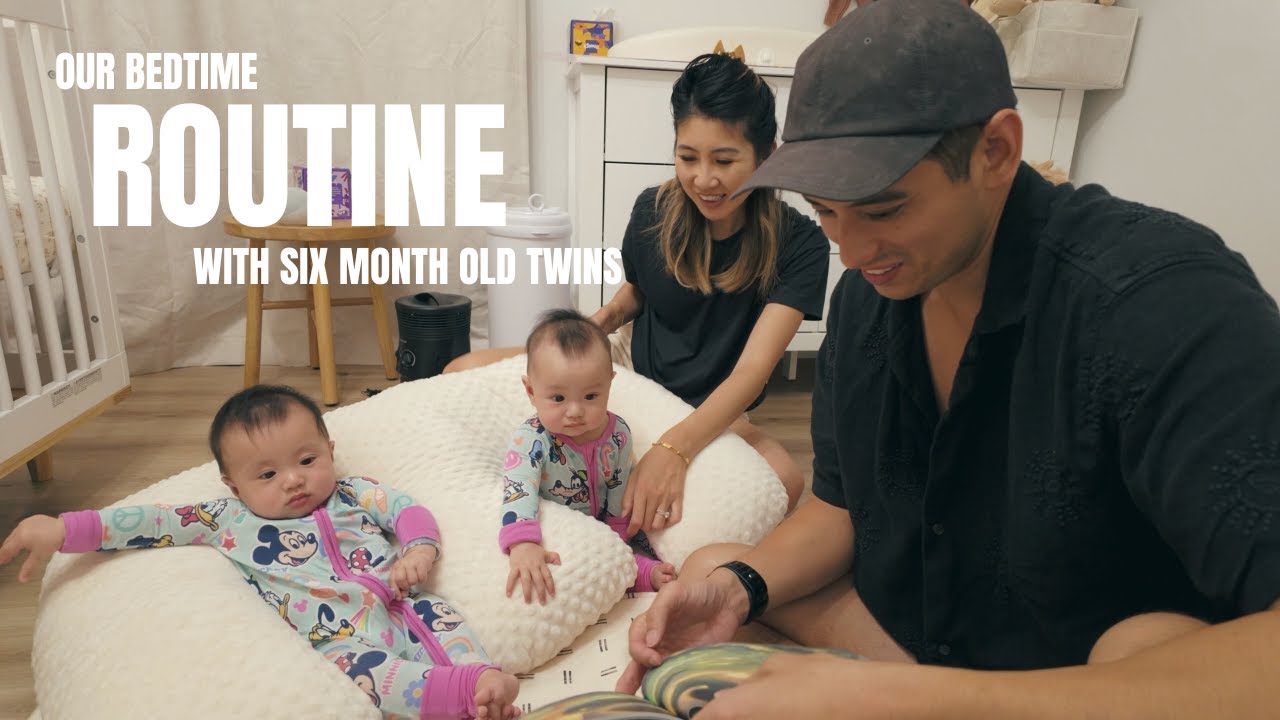 How Do We End Our Day with 6-Month-Old Twins? Bottles, Books, and Bedtime Battles
