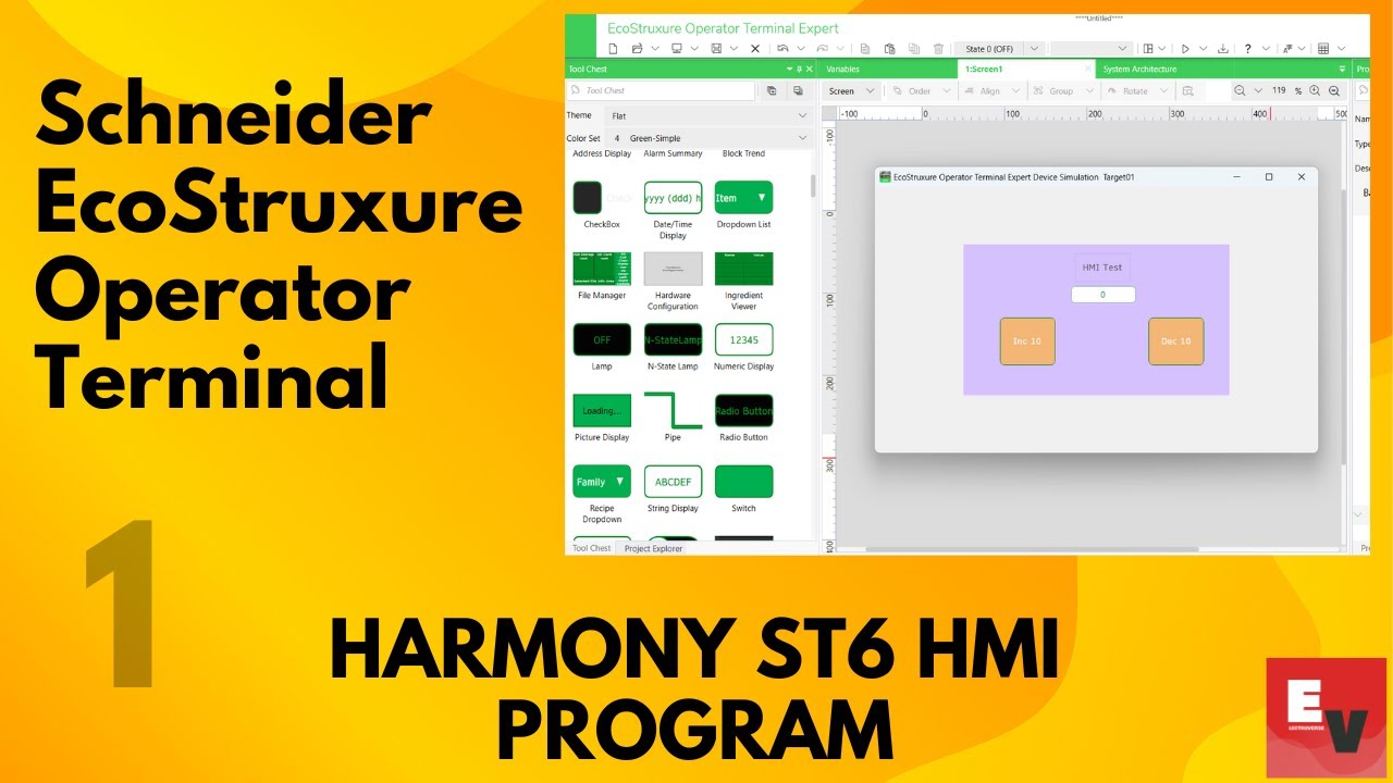 Mastering EcoStruxure Operator Terminal: Harmony ST6 Programming