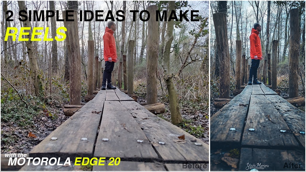 2 simple ideas to make a reel for instagram | Motorola Edge 20