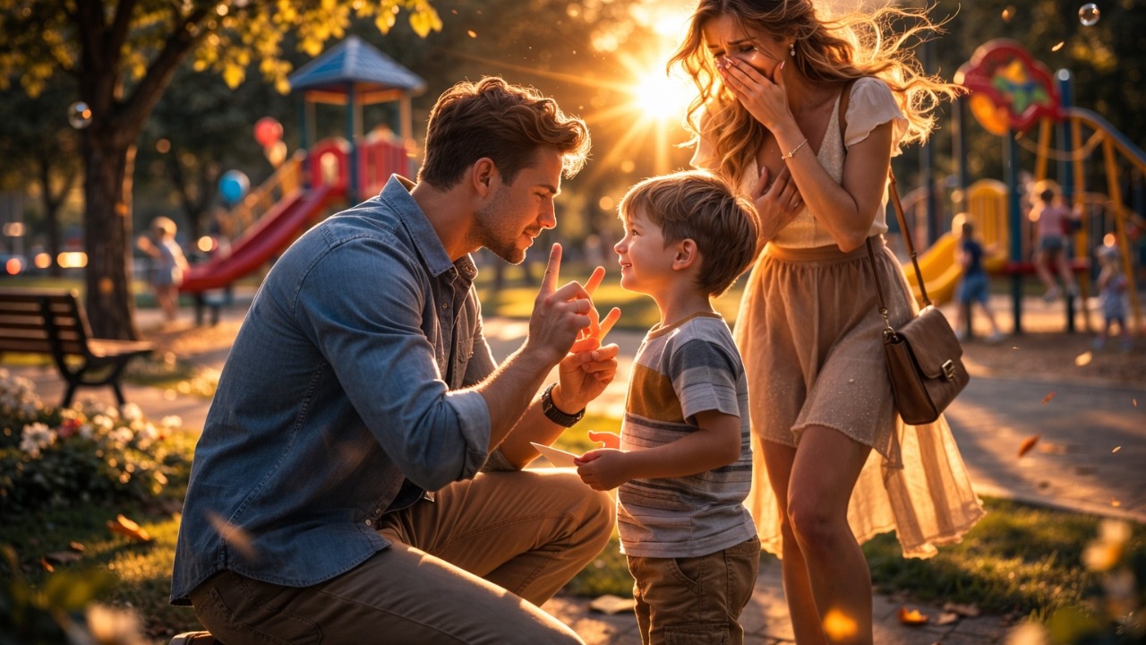 CEO Brought Her Silent Son to the Park — She Stared in Shock When a Single Dad Changed Everything