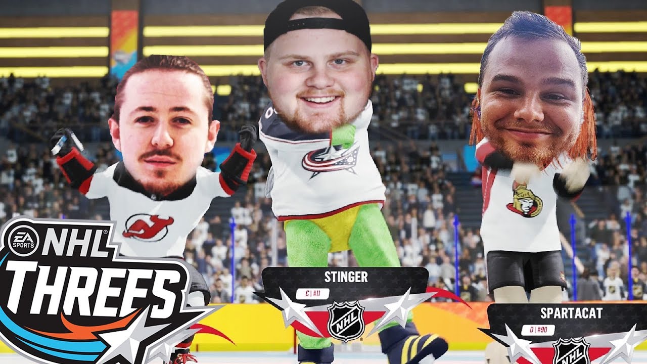 HELT OTROLIGT!!! *NHL THREES MED FROLLE & ZUNO* - NHL 18 SVENSKA