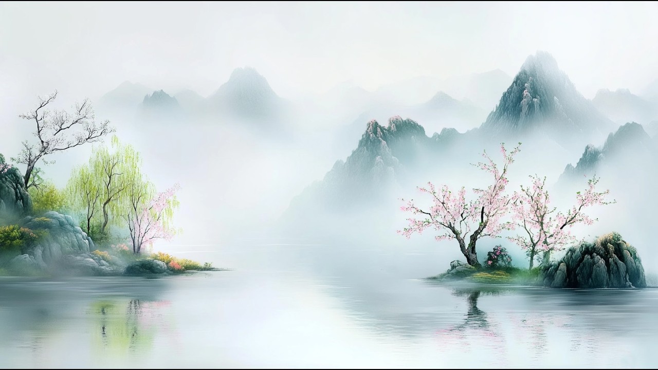 「山水間，箏尺引禪」 箏簫禪韻‧古風‧輕音樂🍃療癒 冥想 靜心 陪伴 養生 助眠 #MeditationMusic #ChineseZither #Relaxing#chineselofi