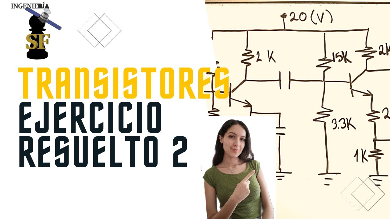 TRANSISTOR TBJ. CALCULAR EL VOLTAJE DE SALIDA || Ingeniería SF
