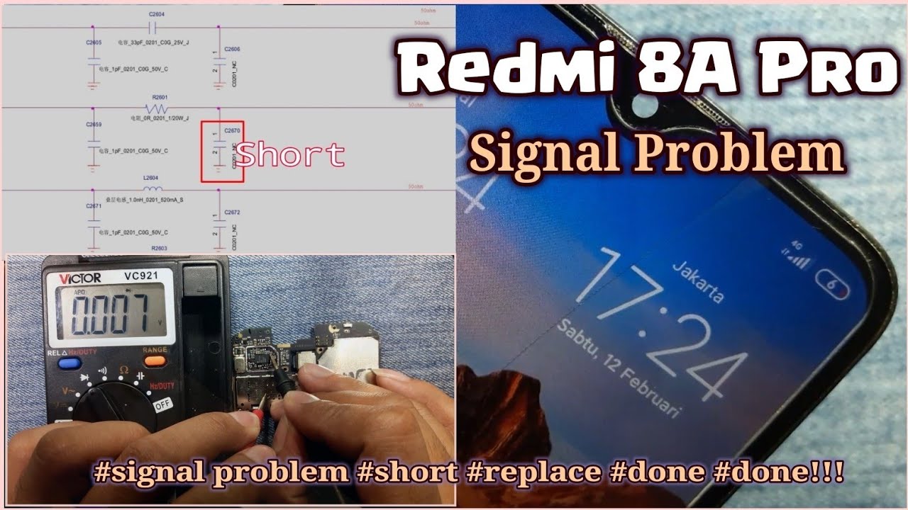 Perbaikan Signal Redmi 8A Pro || Work 100%
