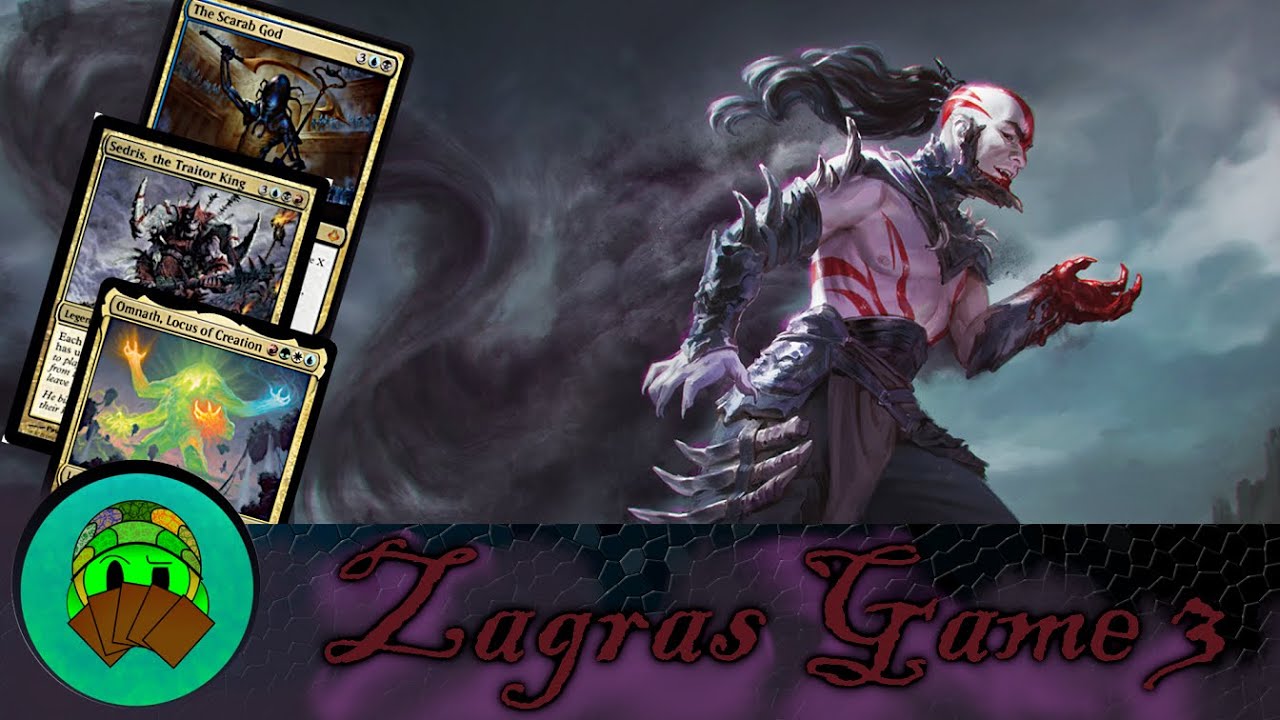 Zagras Thief of Heartbeats versus Omn4th, Sedris and Scarab God | EDH / Commander Gameplay