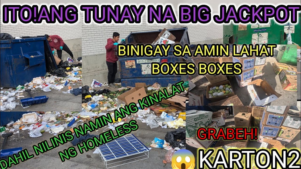 GRABE!😲👏SUPER MEGA JACKPOT  PUNONG -PUNO 2 CAR  NMIN(DUMPSTER DIVING CANADA🇨🇦) #trending #viralvideo