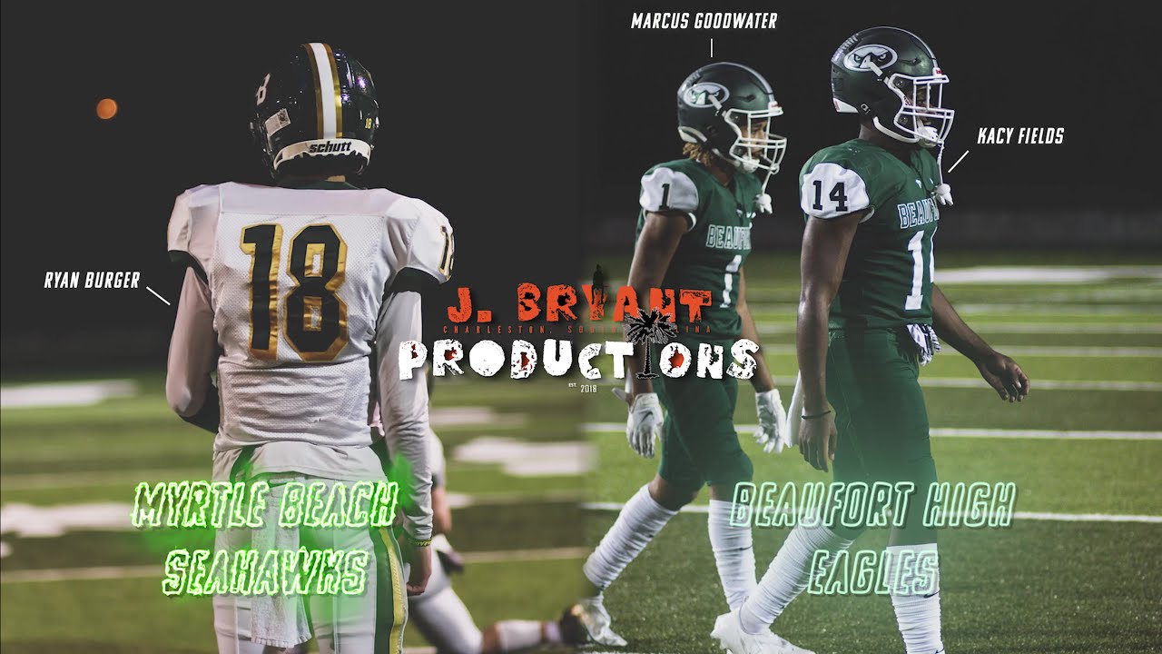 H.S. 🏈 Movie: Round 2 Class 4-A Playoffs: #1 Beaufort vs #2 Myrtle Beach: FT - UNC Commit JJ Jones