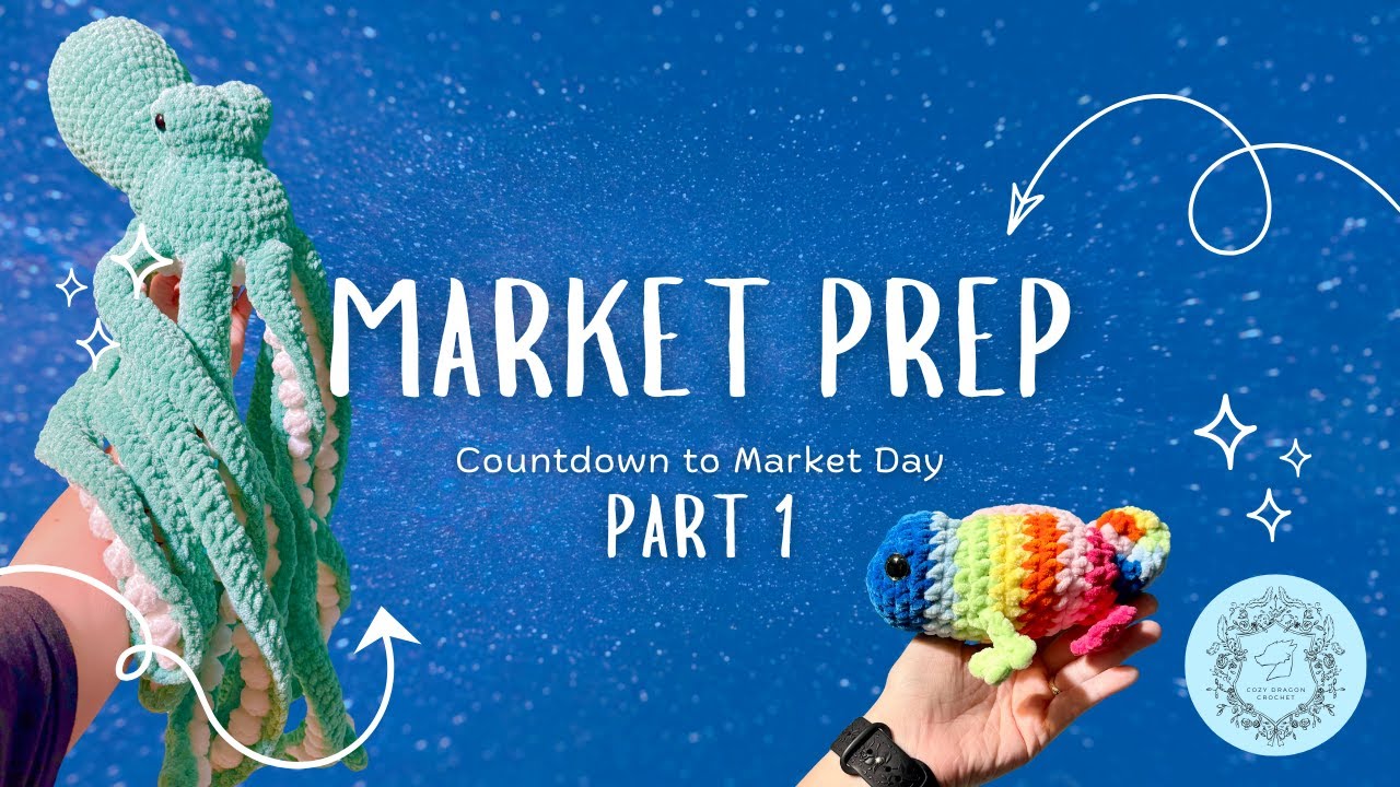 Market Prep Madness: All the Plushies I Crocheted This Week