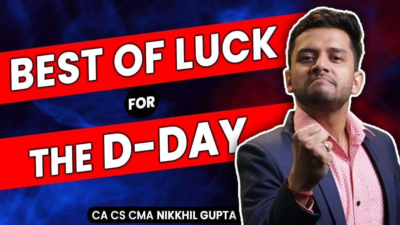 CMA Motivation | Special Message from Nikkhil Sir | Last Minute Exam Tips