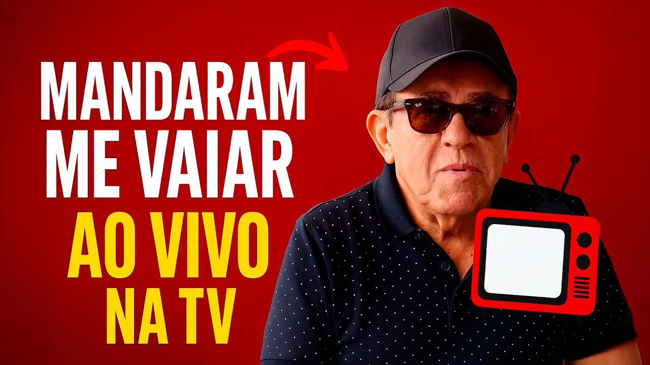 ELE ENTROU NA TV AO VIVO E MANDARAM O PÚBLICO VAIAR
