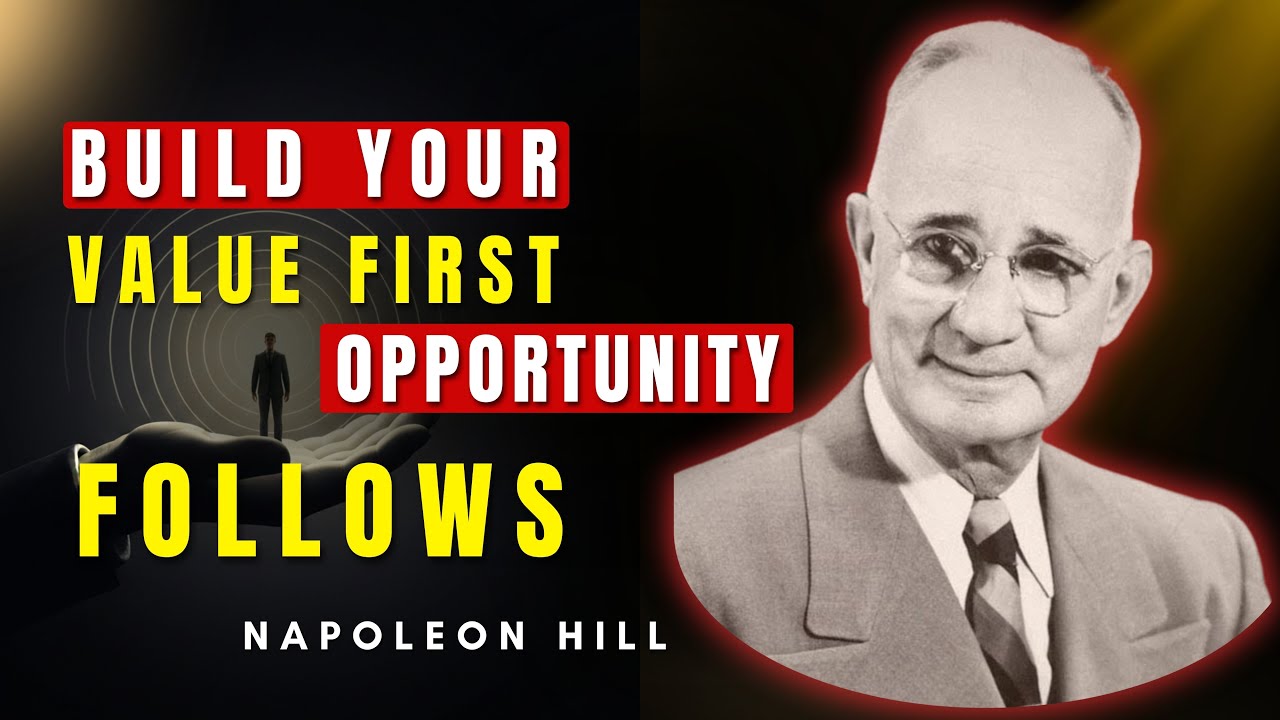 Build Your Value First&mdash;opportunity Will Come Looking For You | Napoleon Hill